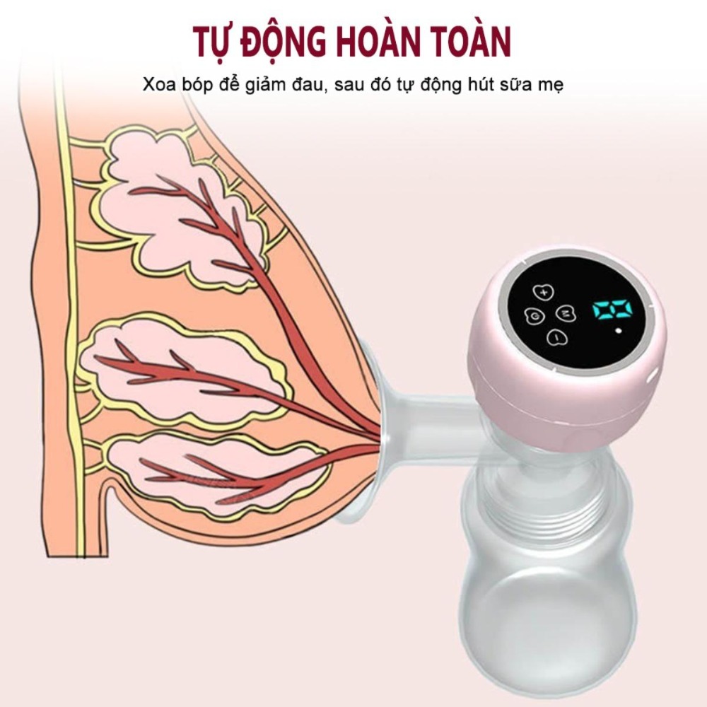 mang theo an toàn dễ sử dụng tại nhà và khi đi ra ngoài không đau êm ái nhỏ gọn nuôi con bằng sữa mẹ hỗ trợ mẹ sau sinh tiện lợi lực hút mạnh tích hợp tự động thông minh thiết kế thông minh hút sữa điện cho hàng ngày