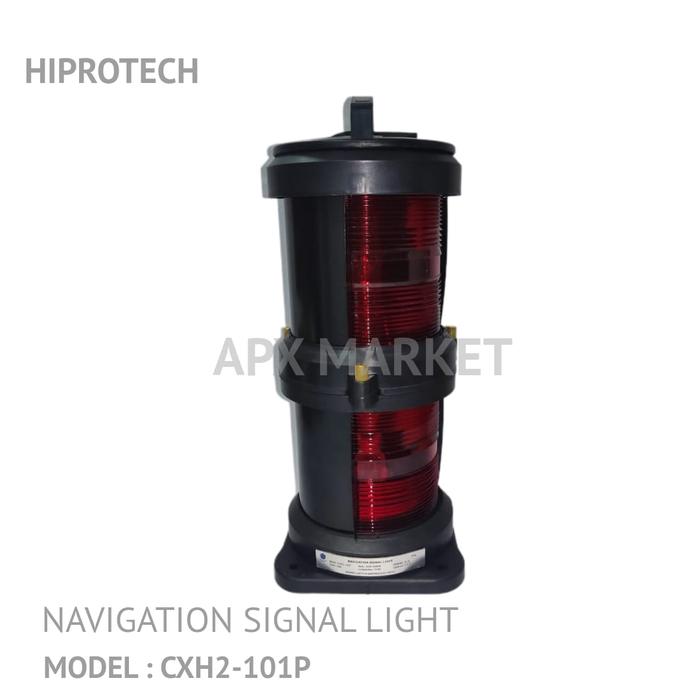 LAMPU NAVIGASI / NAVIGATION SIGNAL LIGHT CXH2-101P RED 6" Harga 1,700,000 rupiah*Gratis Ongkir