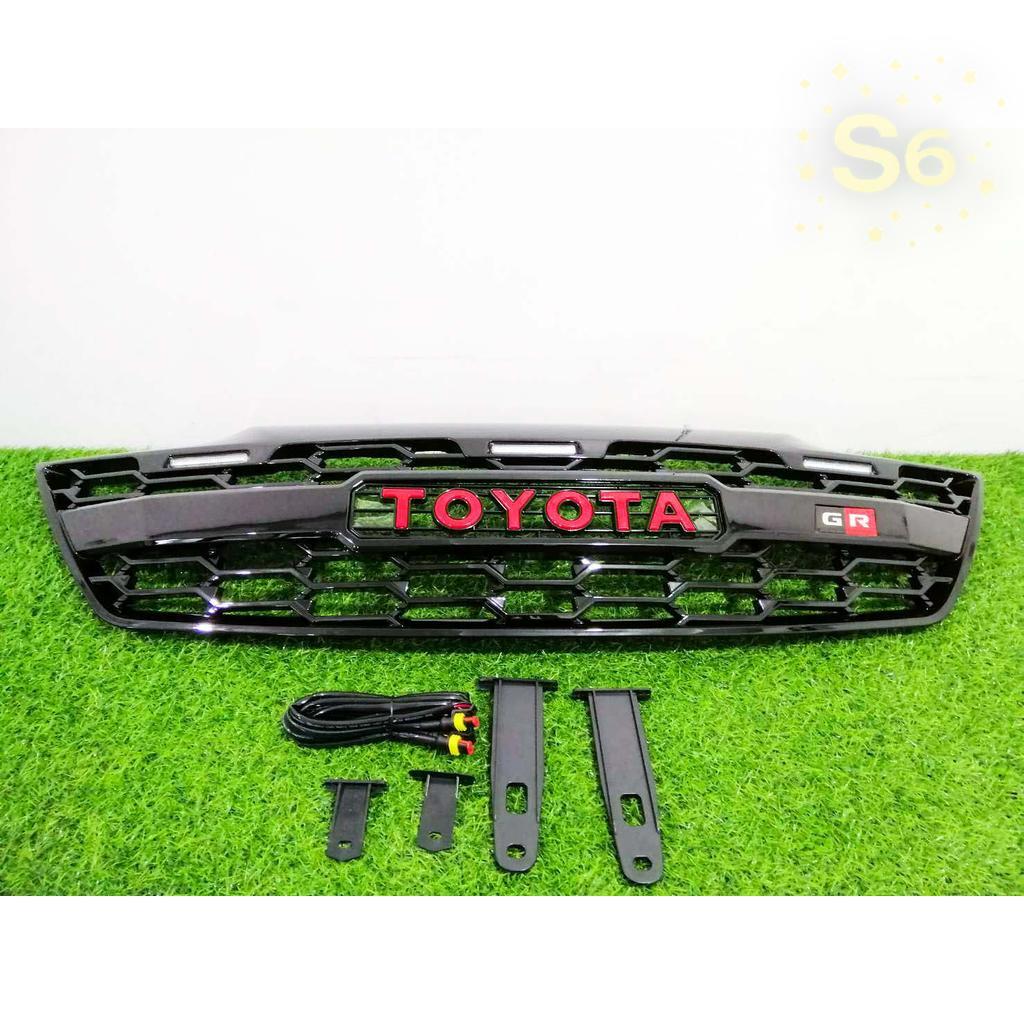 กระจังหน้า Toyota Fortuner Champ 2011-2014 ทรง GR (LA) ดำเงา ราคา 2,990 บาท*ส่งฟรี