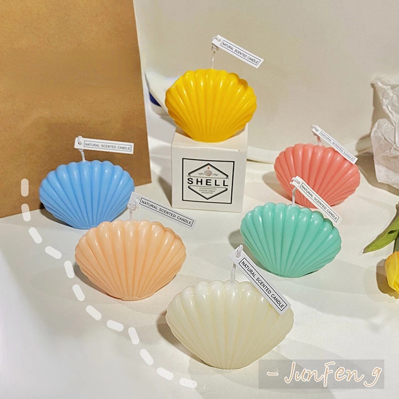 3D Ocean Shell Candle Mould DIY Plaster Craft Mould Home Decor Craft Mould Handmade Candle Making Supplies ราคา 29 บาท*ส่งฟรี