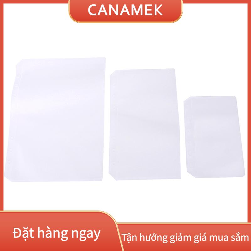 CANAMEK 1pcs chất kết dính Túi A5 A6 A7 chất kết dính thư mục cho máy tính xách tay chất kết dính trong suốt