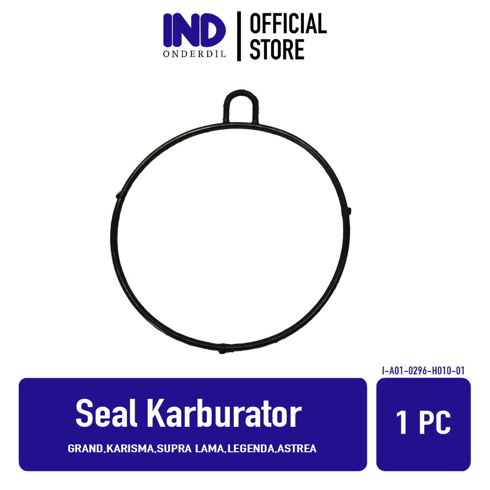 IND Onderdil Seal Karburator Grand & Karisma & Supra Lama & Legenda & Astrea Oring Mangkok Karburasi Carburator Kabulator Sil Karet Jejeran Harga 2,670 rupiah*Gratis Ongkir
