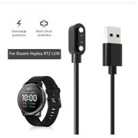 นาฬิกาสายยูเอสบีชาร์จไวสีดำ Smartwatch สายชาร์จแบบแม่เหล็กตัวป้องกันกระแสไฟฟ้าเกินกำหนดสำหรับการเดินทาง