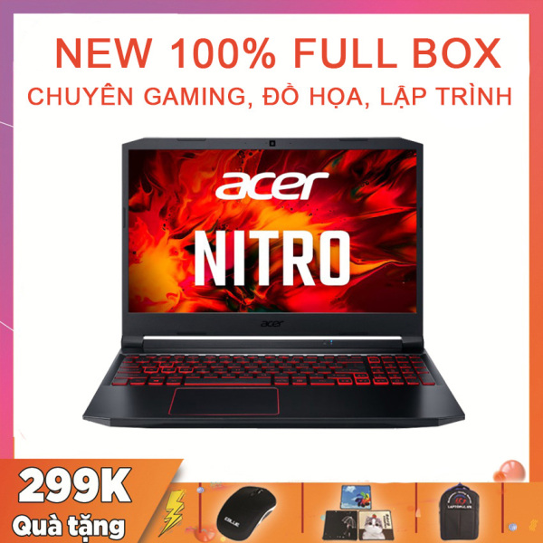 [Trả góp 0%] (REF) Acer Nitro 5 2021 Eagle (AN515-57-74NU), Laptop Gaming, Đồ Họa Khủng, i7-11800H, RAM 16G, SSD 512G, VGA NVIDIA RTX 3050 Ti-4G, Màn 15.6 FullHD IPS, 144Hz