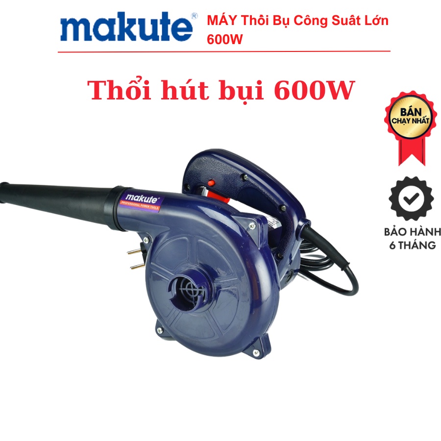Máy thổi hút bụi 2 chế độ makute pb004 công suất 600w