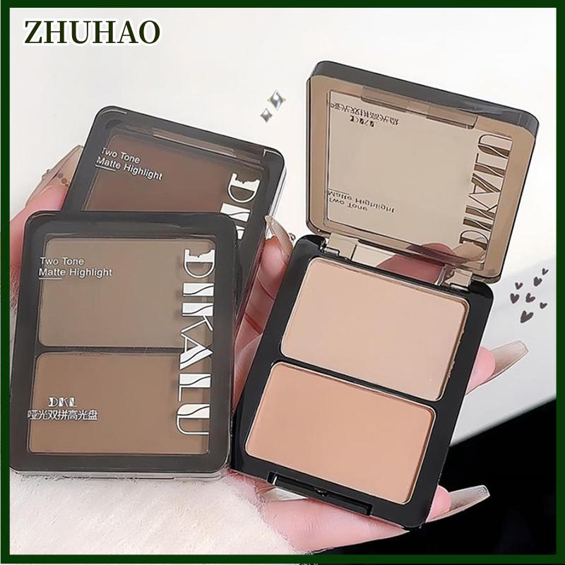 ZHUHAO Dikalu Contour Palette 3D Facial Bronzer Mỹ Phẩm Mặt Shading Powder Hai-săn chắc Kéo Dài Matte Mũi Bóng Trang Điểm Mỹ Phẩm
