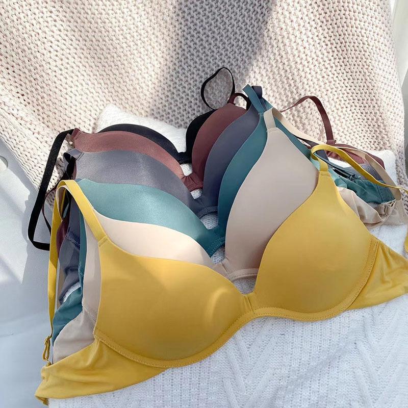 YIFAFA Liền Mạch Phù Hợp Áo Nâng nữ Áo Ngực Mịn Thoáng Khí Bralette Thoải Mái Brassiere không gọng thép 3/4 Cup Đồ Lót Dành Cho Phụ Nữ