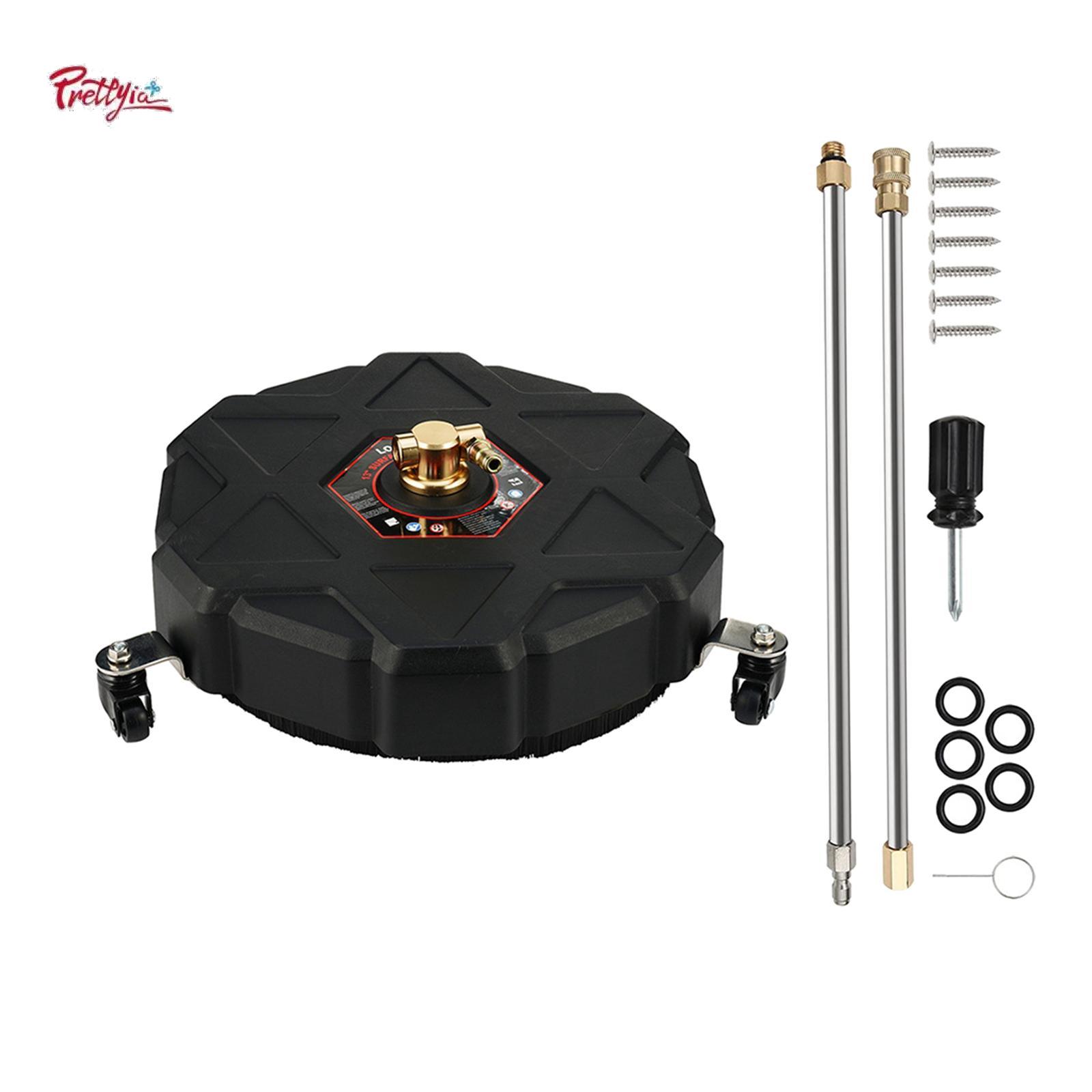 Prettyia Driveway Power Washer High Pressure Washer Flat Surface Cleaner Pressure Washer Surface Cleaner ราคา 1,185 บาท*ส่งฟรี