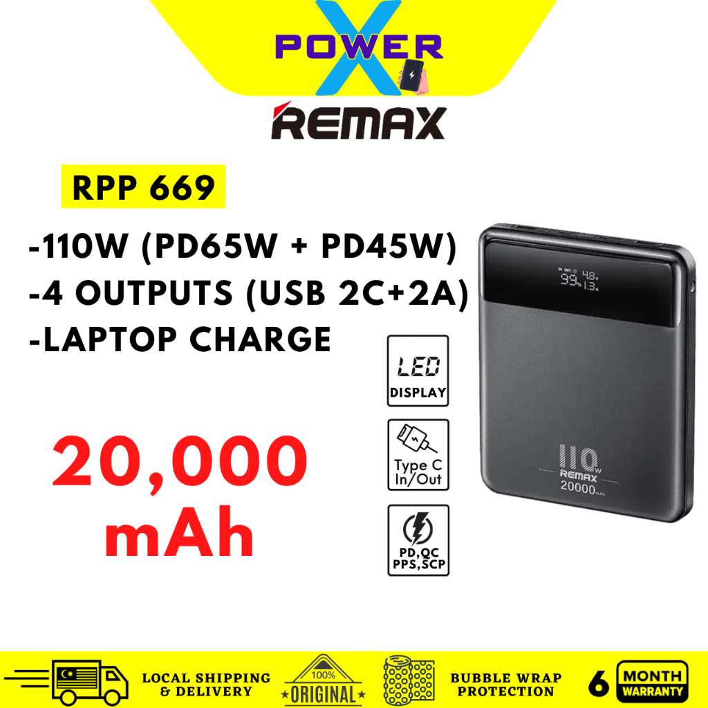 JR-PBF04/JR-PBF05 65W Power Bank 20000mAh/30000mAh-Black – JOYROOM