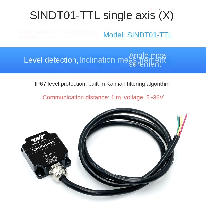 Cảm Biến Góc Nghiêng SINDT01-TTL | Tùy chọn: SINDT01 | Đo Góc Tư Thế Chính Xác | Modbus RS232/RS485