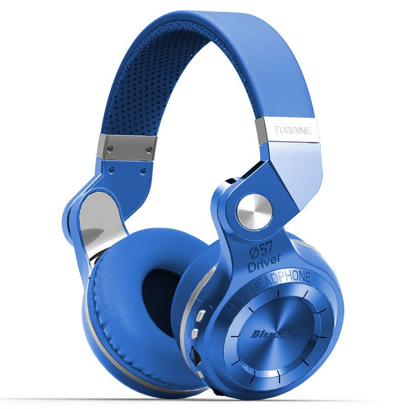 Bản gốc Bluedio T2 + có thể gập lại qua tai tai nghe bluetooth không dây