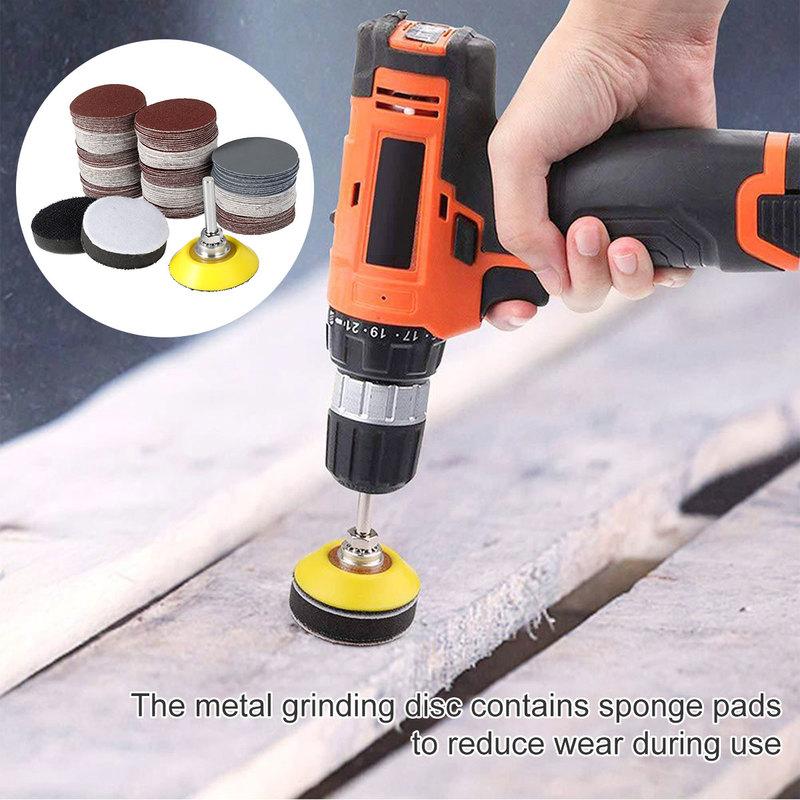 264pcs 2 inch đĩa chà nhám chết máy xay 80-3000 Grit alumina Móc & vòng miếng chà nhám S vòng giấy nhám đĩa chà nhám alumina miếng chà nhám 2 inch đĩa chà nhám đĩa chà nhám cho xe hơi