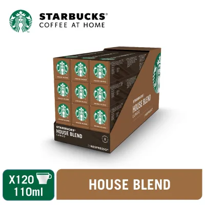 (Bundle of 12) Starbucks House Blend by NESPRESSO Coffee Capsules / Coffee Pods 10 Servings [Expiry Jun 2022]