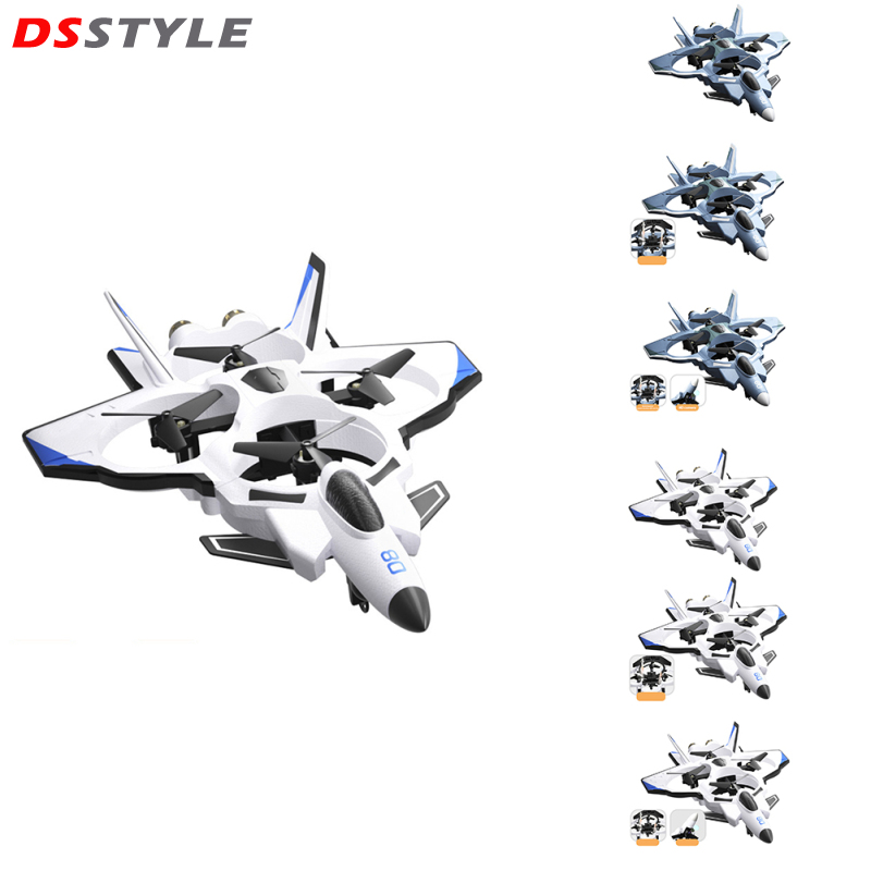 DSstyles H121 EVA RC Fighter Jet Plane 360° Roll Stunt Drone Remote Control Airplane Airplane Toys For Kids & Beginners ราคา 704 บาท*ส่งฟรี