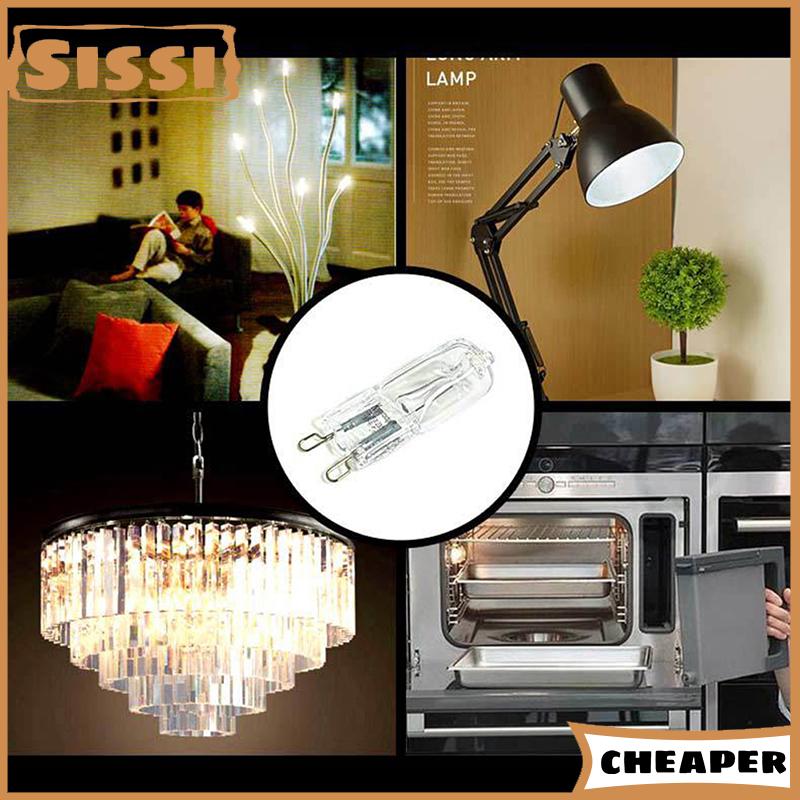 Sissi 1 chiếc đèn lò 40W G9 bóng đèn halogen 120V 230V chịu nhiệt độ cao