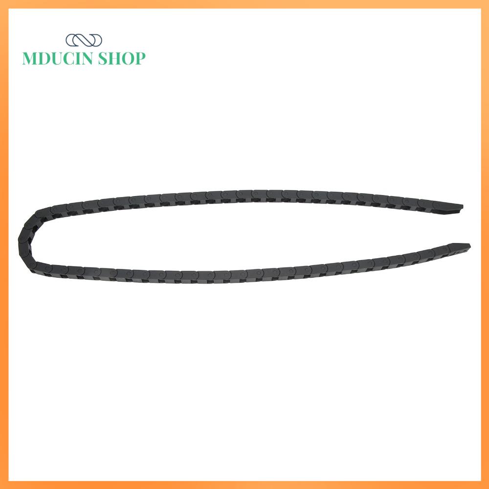 MDUCIN SHOP 7X7mm Dây cáp nhựa Đen 1 mét Giá đỡ dây cáp Bền bỉ Dây nhựa Máy CNC