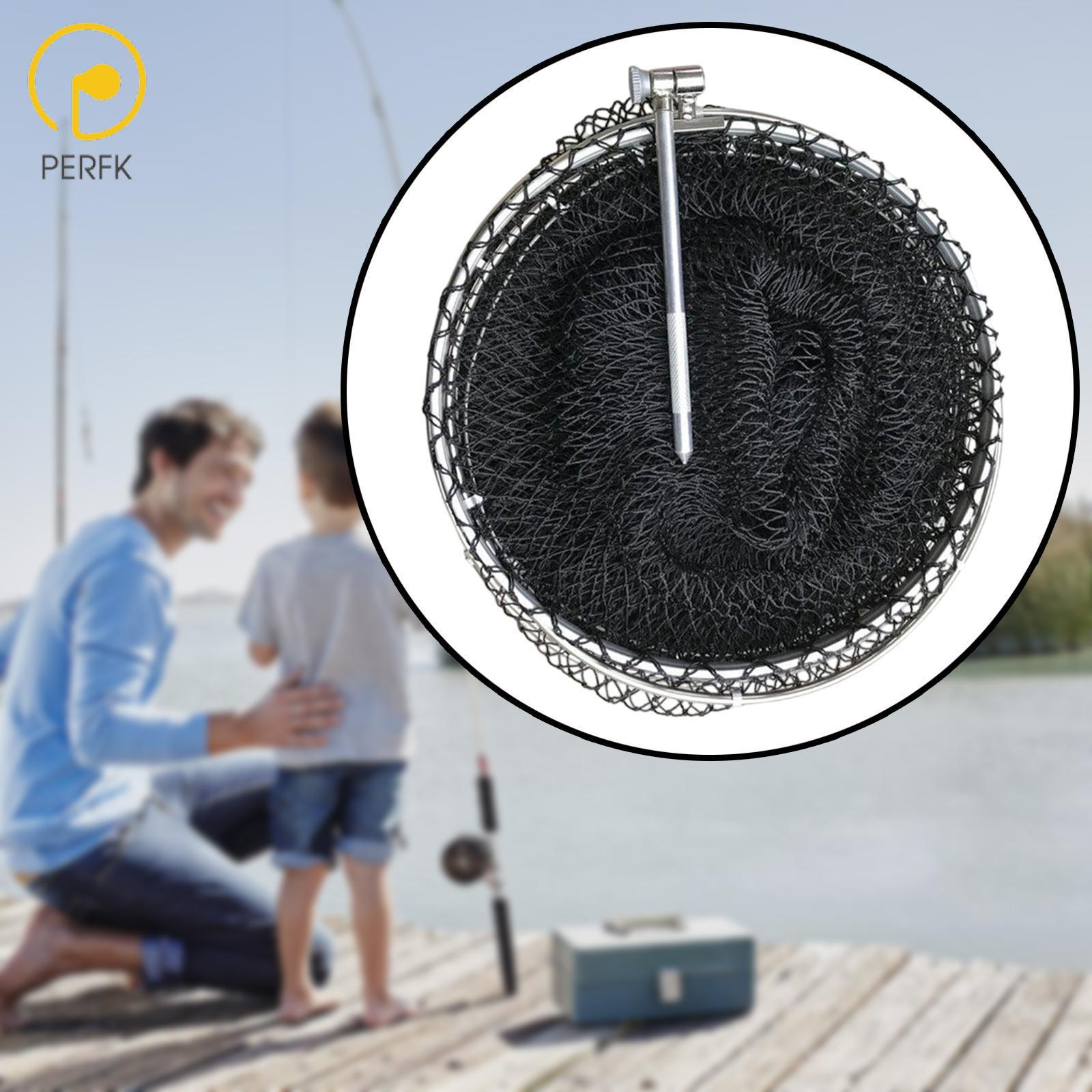 Perfk Fishing Net Cage Fishing Cage Basket with Anchor Bolt Basket for Crayfish Minnows ราคา 3,118 บาท*ส่งฟรี