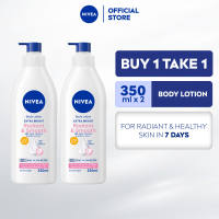 Buy 1 Take 1 NIVEA Body Extra Bright Radiant & Smooth Moisturizing Lotion for dry skin 350ml