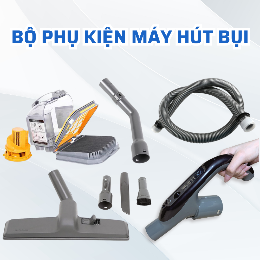 Bộ 10 Món Phụ Kiện Máy Hút Bụi HITACHI Chuẩn Theo Máy, Phụ Kiện Máy Hút Bụi Hitachi
