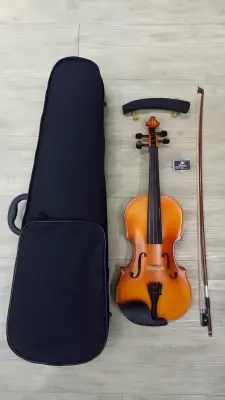 1/4 Antonio Stradivari American Brand Handcrafted Violin with Violin Shaped case, bow, rosin and FREE shoulder rest