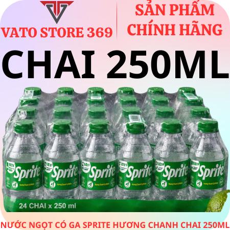 Nước ngọt có ga SPRITE hương chanh chai 250ml