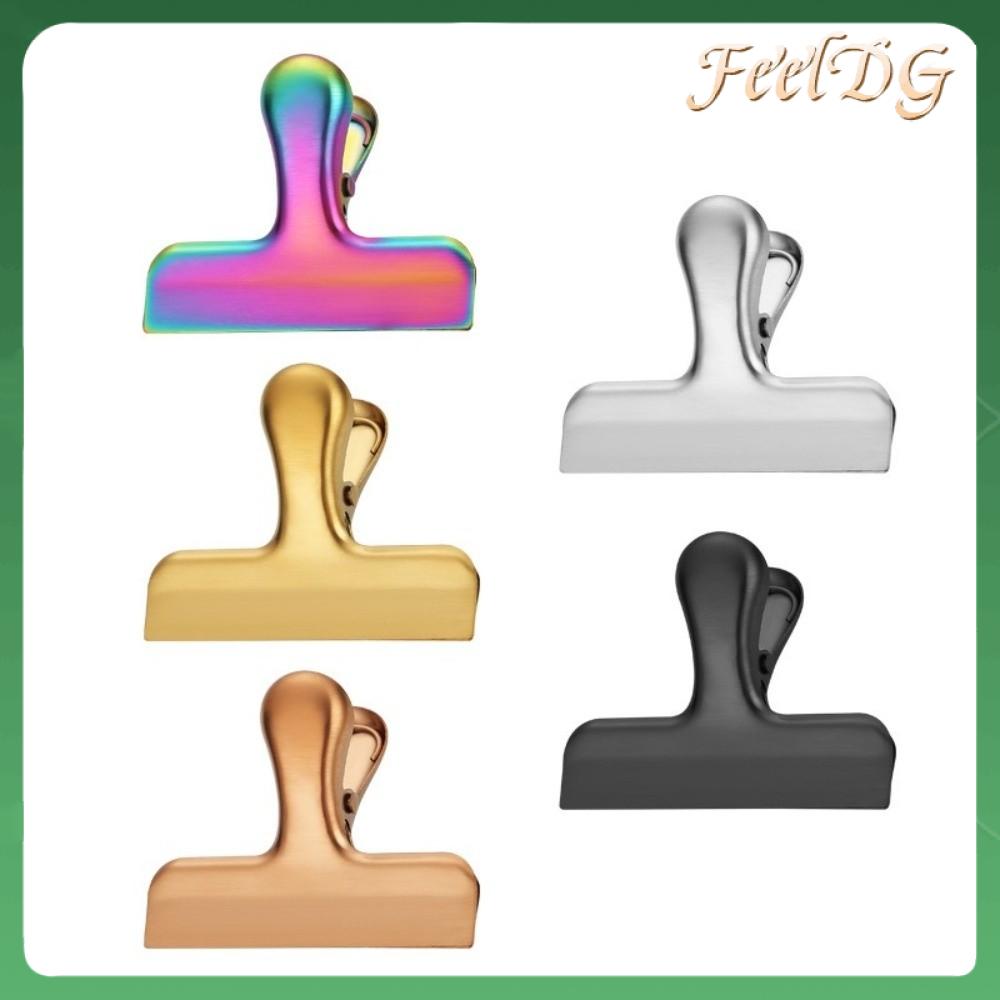 FEELDG Kích thước nhỏ Kẹp niêm phong Chống bụi Thép không gỉ Kẹp niêm phong thực phẩm Kẹp túi Niêm phong đồ ăn nhẹ Thiết bị lưu trữ nhà bếp cho nhà bếp gia đình