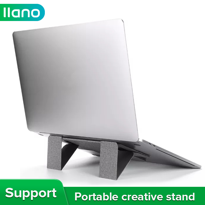 llano Oxford Cloth Magnetic Lifting Desktop Folding Portable Laptop Computer Stand for MacBook,HP, Lenovo, Asus Singapore