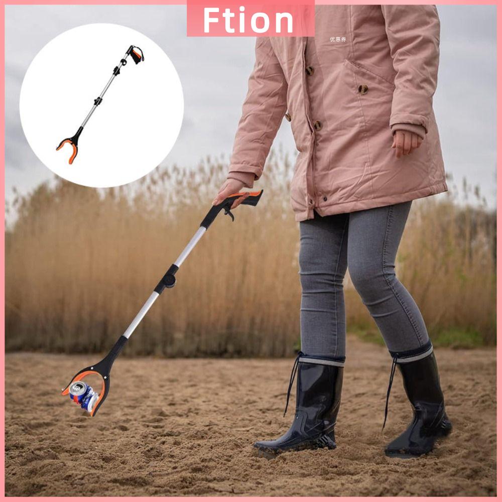 FTION Tay Kẹp có thể gập lại Với kẹp xoay 360 ° Có thể  dài Dụng Cụ Nhặt Rác Thiết thực Dụng cụ vệ sinh Bộ mở rộng kẹp
