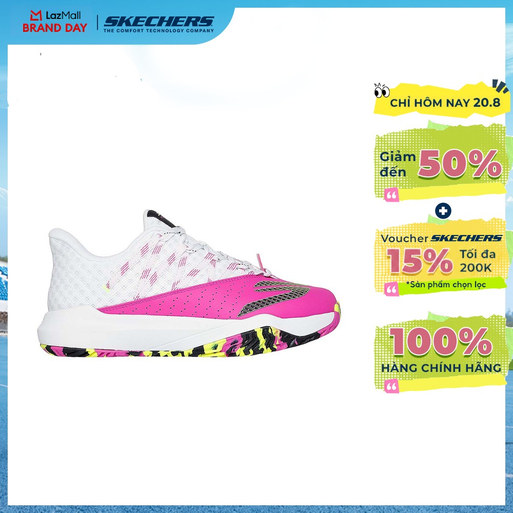 [Chỉ 20.8 Voucher Skechers 15% + Voucher Lazada 18%] Giày Thể Thao Nữ Skechers GO Pickleball Viper Court Rally - 172110-HPBK