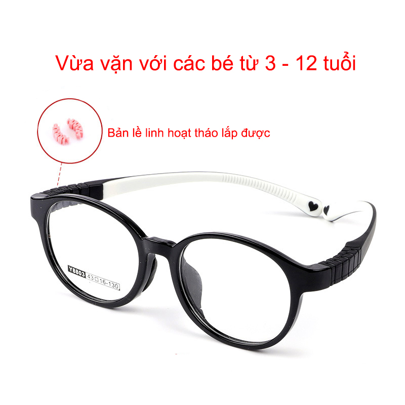Gọng mắt kính trẻ em tròn 8803