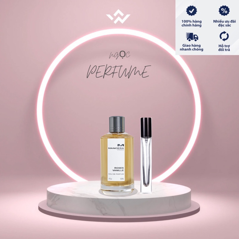 Nước Hoa Nữ Mancera Roses Vanille