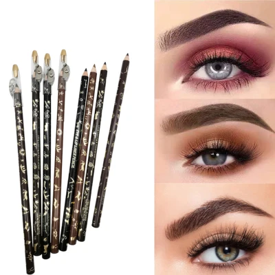op7hlm25x 4 Colors Brow Liner Pen Eyebrow Enhancers Eyebrow Pencil With Sharpener