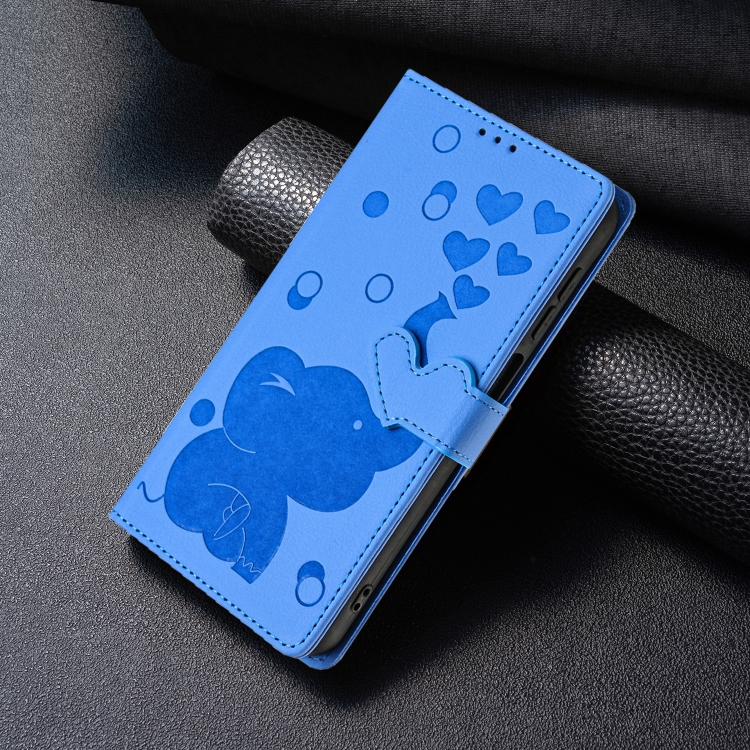 【 5AceShop 】 Cartoon Elephant Embossed Leather Phone Case For iPhone 16 Pro Max/iPhone 16 Plus/iPhone 15 Pro Max/iPhone 15 Plus/iPhone 14 Plus/iPhone 14 Pro/iPhone 14 Pro Max/iPhone 13 Pro Max/iPhone 12 / 12 Pro/iPhone 12 Pro Max/iPhone 11/iPhone XR/iPhon