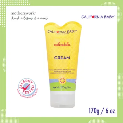 California Baby Calendula Cream (Face & Body) in Tube 6oz (Expiry Feb 2023) - Suitable For Baby / Kids / Adults | Facial & Body Cream