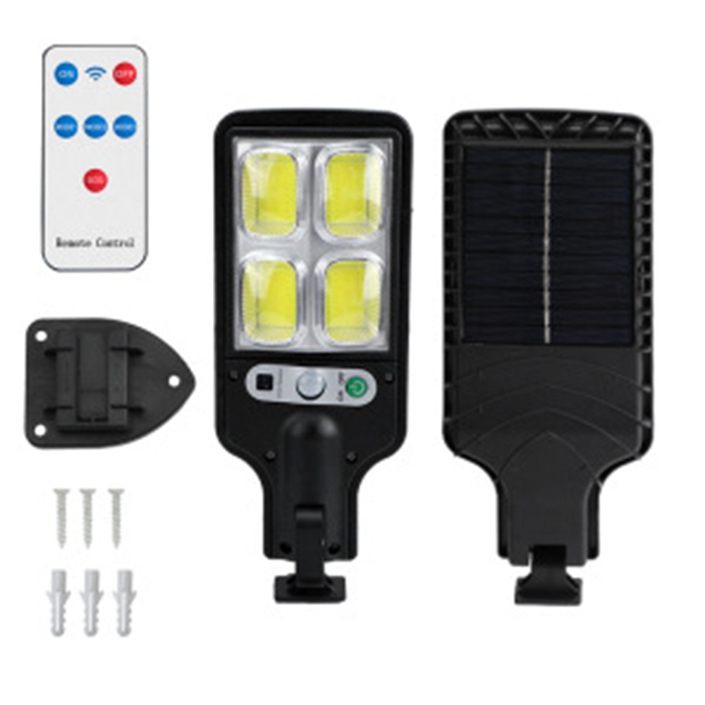OOC Waterproof LED Solar Street Lights 3 Light Mode 108COB Solar Wall Lamp Intelligent Sensing Easy To Install Motion Sensor Solar Light For Front Door Garden