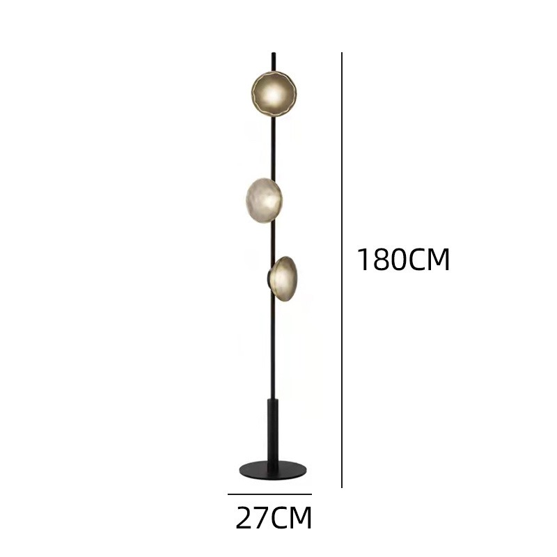 HEIKESZ Nordic designer minimalist floor lamp simple post-modern living room bedroom light luxury creative Internet celebrity bedside vertical lamp