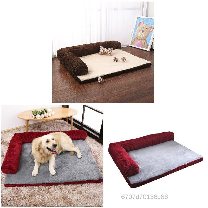 เตียงสุนัขนุ่มพิเศษ เสื่อแมวหรูหรา เตียงสุนัขสำหรับสุนัขขนาดใหญ่ เตียงลาบราดอร์บ้านเบาะทรงกลม อุปกรณ์เสริมสำหรับสัตว์เลี้ยง เตียงโซฟาสุนัข สัตว์เลี้ยงเก้าอี้นุ่ม เบาะสุนัข สุนัขลูกสุนัข เตียงนอนโซฟารูปตัว L สำหรับสุนัขขนาดกลางขนาดเล็ก GG-TH ราคา 632 บาท*ส่งฟรี