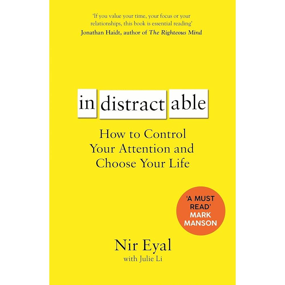 Sách phát triển bản thân tiếng Anh - Indistractable