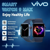 Vivo Watch S9 Max: Waterproof Fitness Tracker with Health Monitor