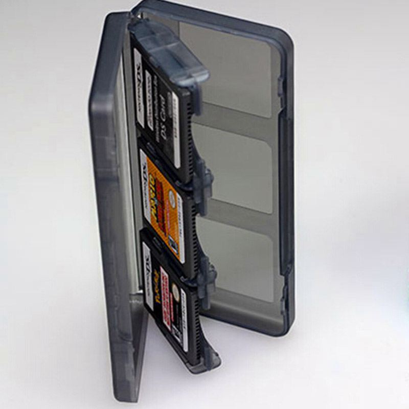 Clear 6 in 1 Game Card Storage Case Box XL LL