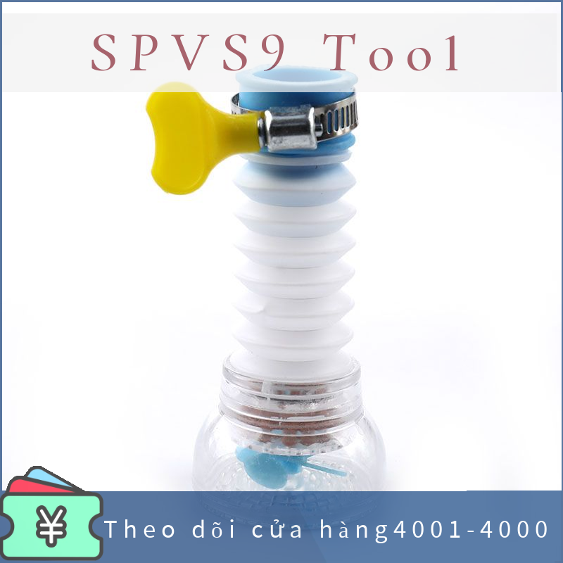 SPVS9 Vòi xoay 360 ° vòi nước Mini Máy lọc nước vòi nước Bộ Lọc Nước Nhà Bếp Bộ tăng áp chống bắn đầu vòi lọc nước vòi hoa sen