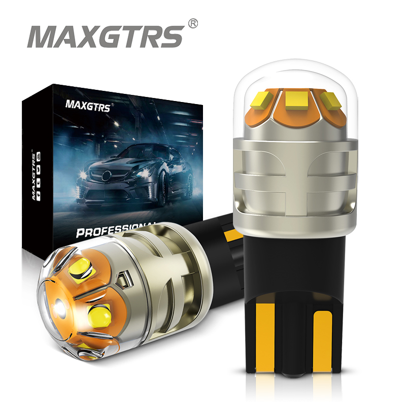 2x T10 LED W5W LED Bulb 194 168 3030 DRL Car Auto Sidemarker Parking Width Interior Dome Light Reading Lamp 12V