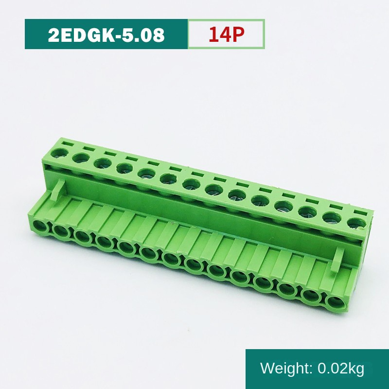 Khối Đầu Nối Tháo Lắp 2EDGK 5.08mm 14P | Tùy chọn Từ 2P-24P – Kết Nối PCB An Toàn, Bền Bỉ