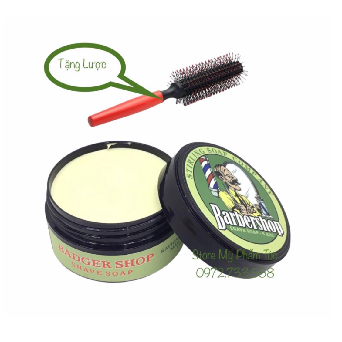 Sáp Vuốt Tóc Nam Barber Shop 71ml - Tặng Lược - H.E.E COSMETIC
