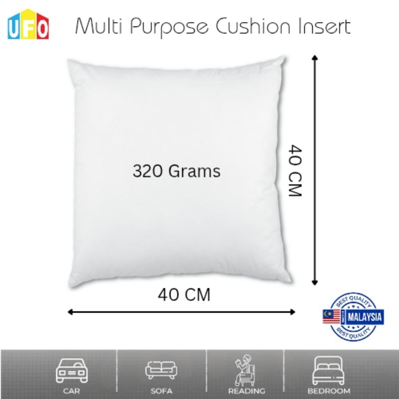 HOTEL SERIES Fabric Cushion 40CM | 45CM | 50CM | Hotel Spec | Cotton Cushions | Microfiber Fill | Hospitality Approved | Soft Cotton Sofa Cushion | Throw Cushion