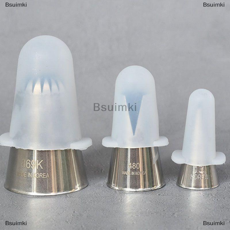 [COD] Bsuimki 1 cái bọc đầu ống silicon bọc đầu Ống trang trí túi bánh ngọt bọc ống kem