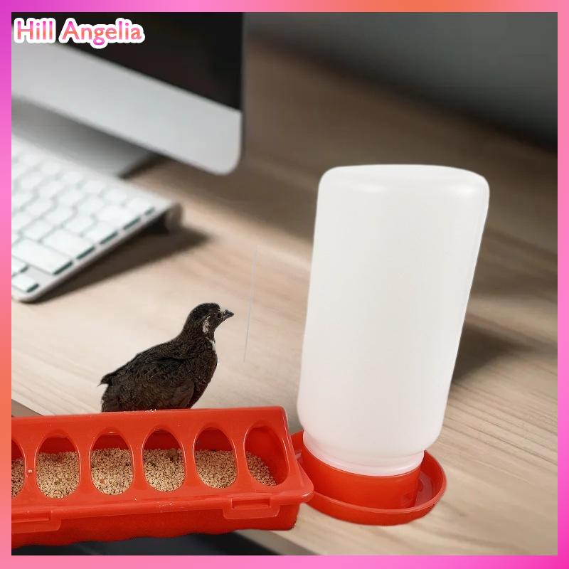 [Hill Angelia] Gia cầm dày trung chuyển và uống nước thực phẩm quả tự động Gà Chim Chick waterer ăn Rutin gà máng