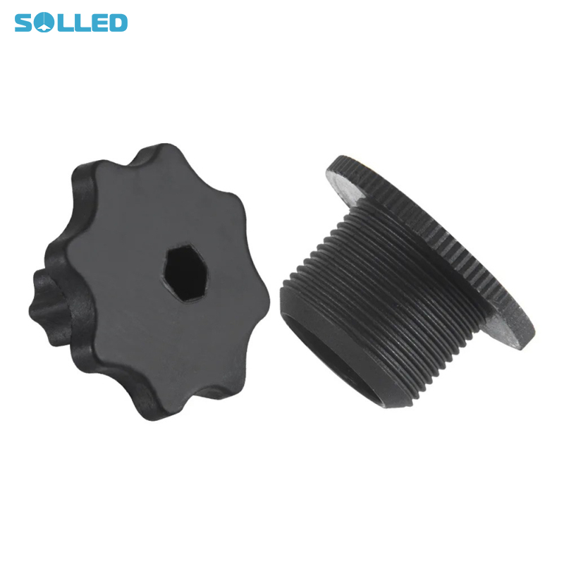 6 Pcs M18 Bicycle Crank Cover Screw Bicycle Nylon Crank Cover Bike Crank Bolts Cover Set Bike Accessories