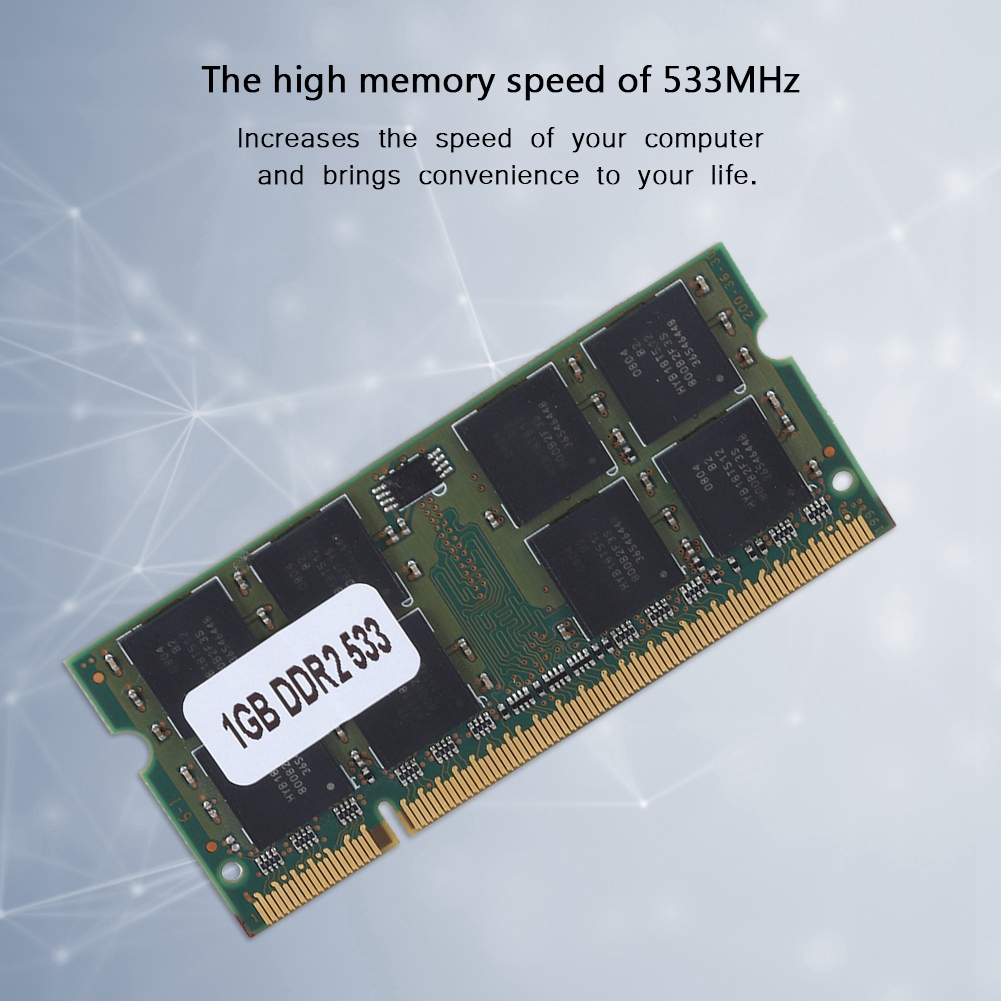 Garosa Bộ nhớ DDR2 Bộ nhớ máy tính xách tay RAM Ăn mòn và mài mòn Hiệu suất ổn định Tiện lợi Mạnh mẽ cho hầu hết mọi người để đọc và viết hàng ngày Giá 139,000 Đồng*Miễn phí vận chuyển