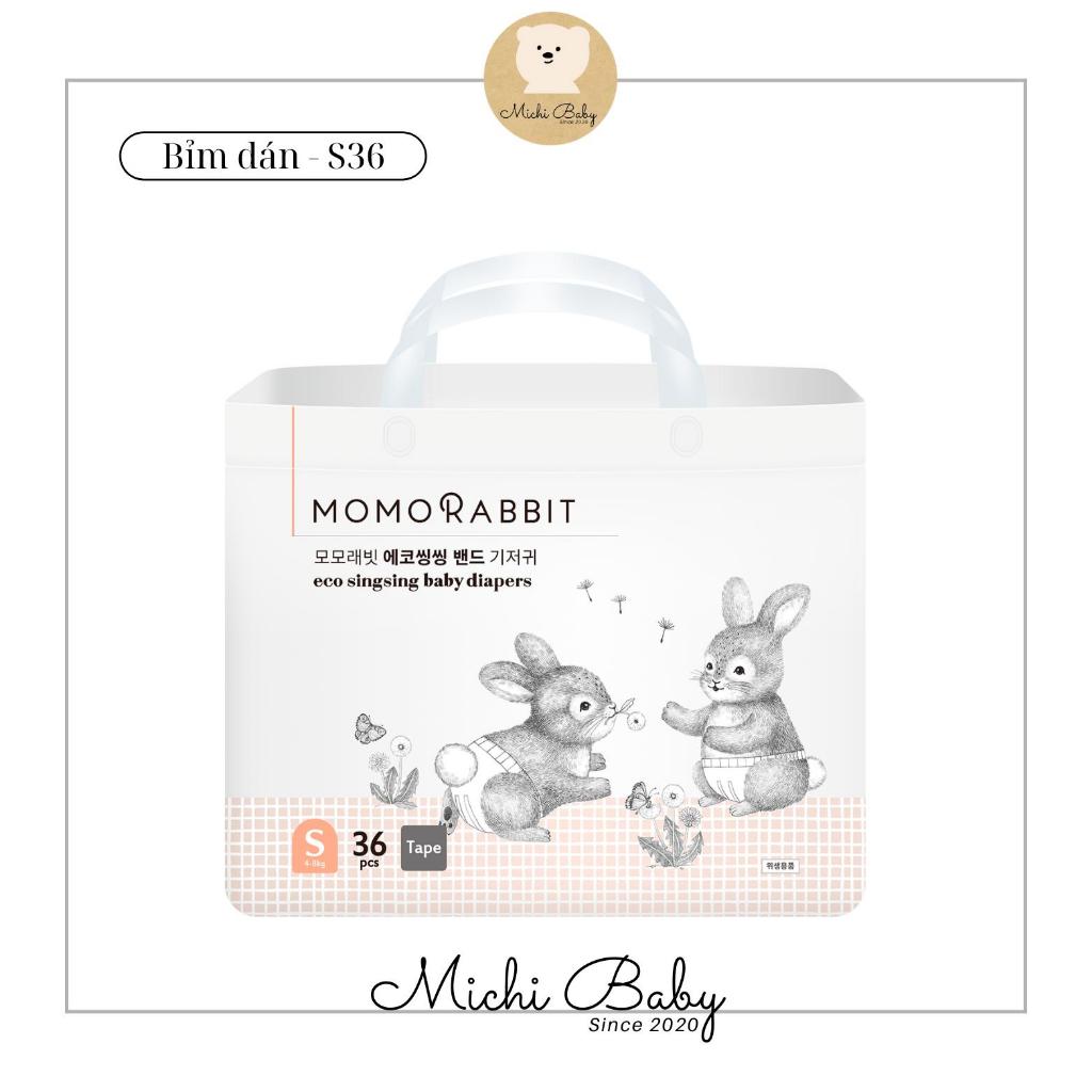 Michibaby- Bỉm MOMORABBIT Hàn Siêu Mỏng, Siêu Thấm Hút, An Toàn Với Da Bé - MC348 - 8
